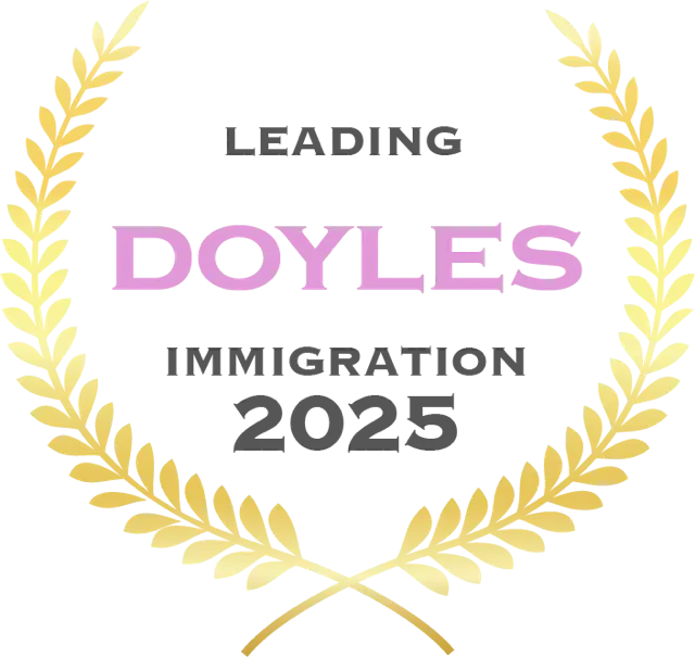 Doyle's Guide Leading Immigration Lawyers 2025 badge